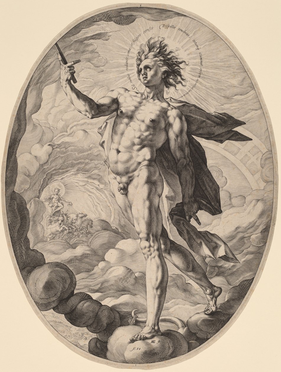 Apollo tekijältä Hendrik Goltzius