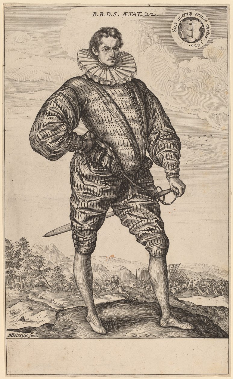 Balthasar Bathory de Somloy tekijältä Hendrik Goltzius