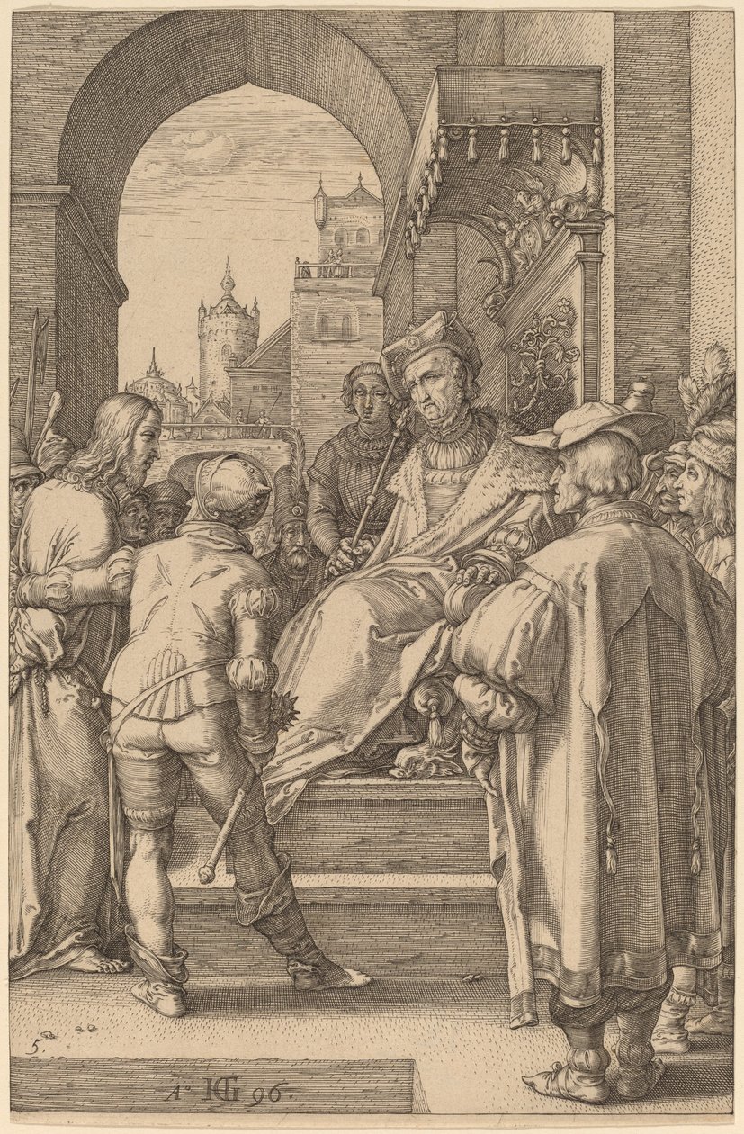 Crist abans de Pilatefinnish tekijältä Hendrik Goltzius