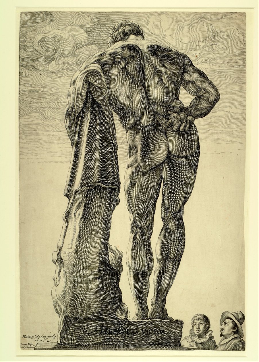 Farnese Hercules tekijältä Hendrik Goltzius