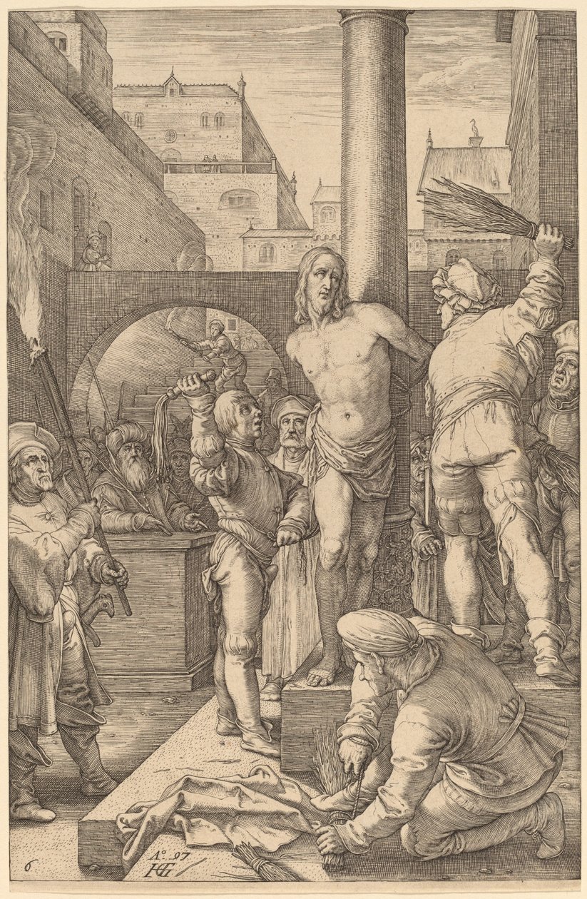 Kristuksen liputus tekijältä Hendrik Goltzius