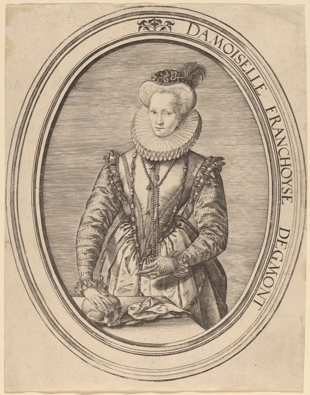 Françoise van Egmond tekijältä Hendrik Goltzius