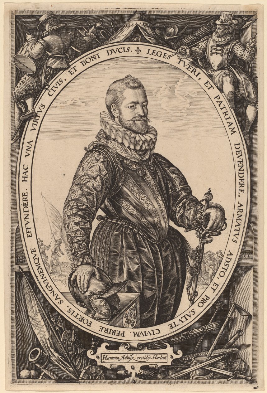 Jacques de la Faille tekijältä Hendrik Goltzius