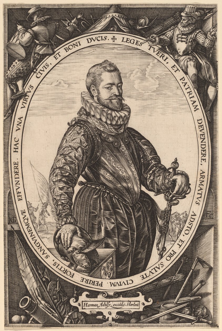 Jacques de la Faille tekijältä Hendrik Goltzius