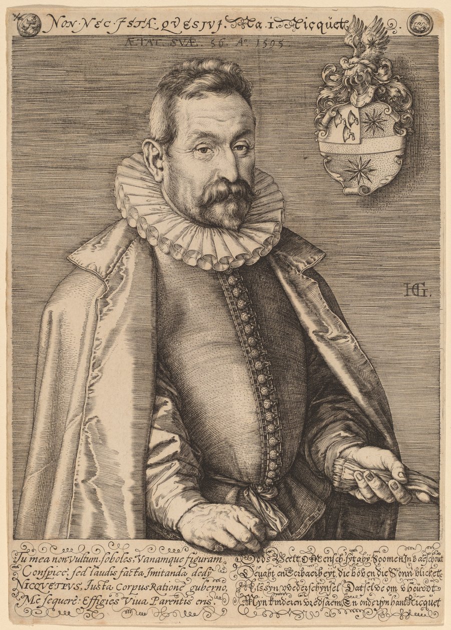 Jan Nicquet tekijältä Hendrik Goltzius