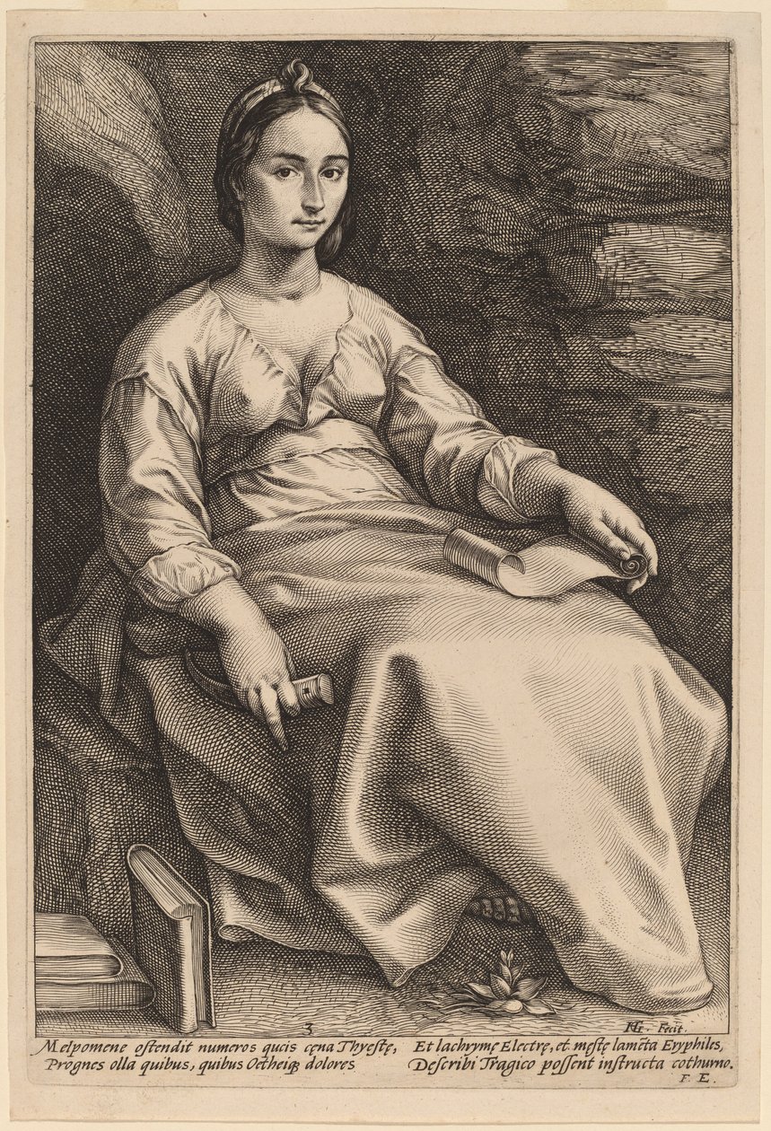 Melpomene tekijältä Hendrik Goltzius