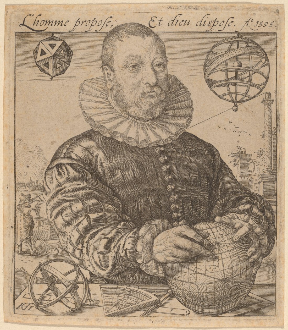 Nicolaus Petri Deventeristä tekijältä Hendrik Goltzius