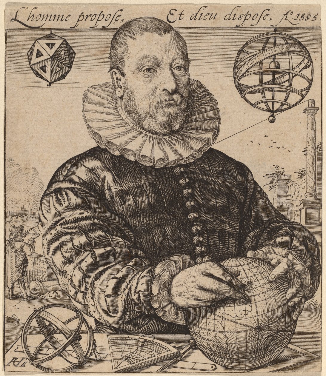 Nicolaus Petri Deventeristä tekijältä Hendrik Goltzius