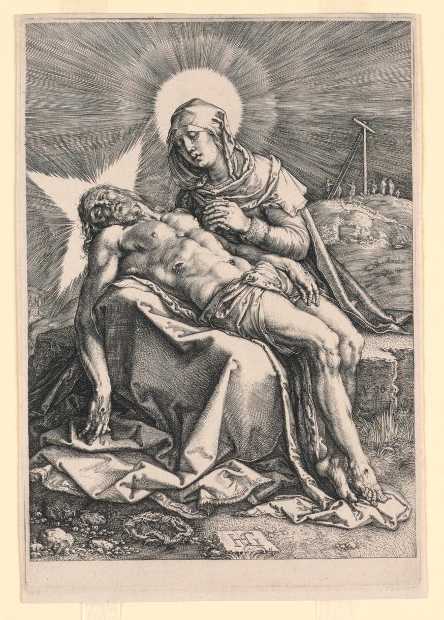 Pieta tekijältä Hendrik Goltzius