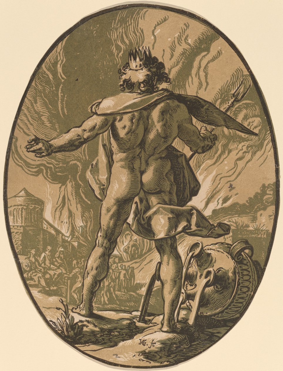 Pluto tekijältä Hendrik Goltzius