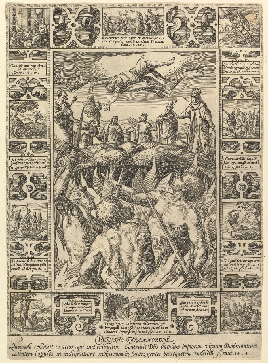 Punitio Tirannorum, Kristillisen uskon allegorioista, Christianista ja Profane Allegorista.... tekijältä Hendrik Goltzius