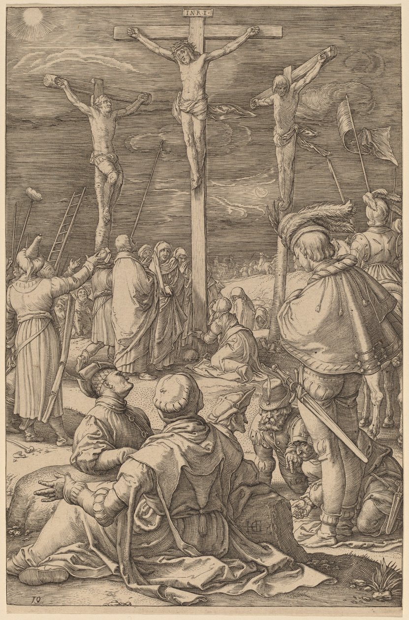 Ristiinnaulitseminen tekijältä Hendrik Goltzius