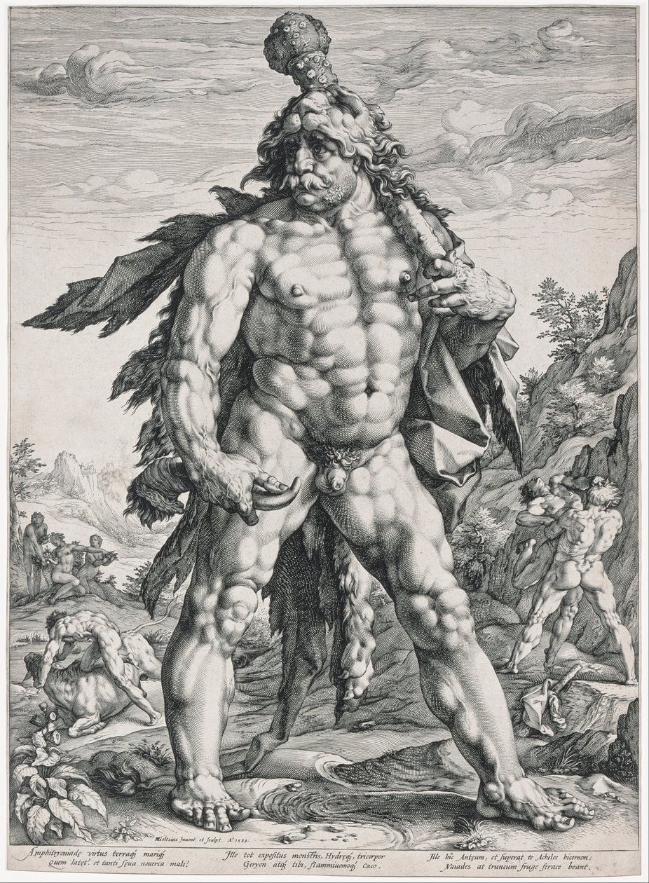 Suuri Herkules tekijältä Hendrik Goltzius