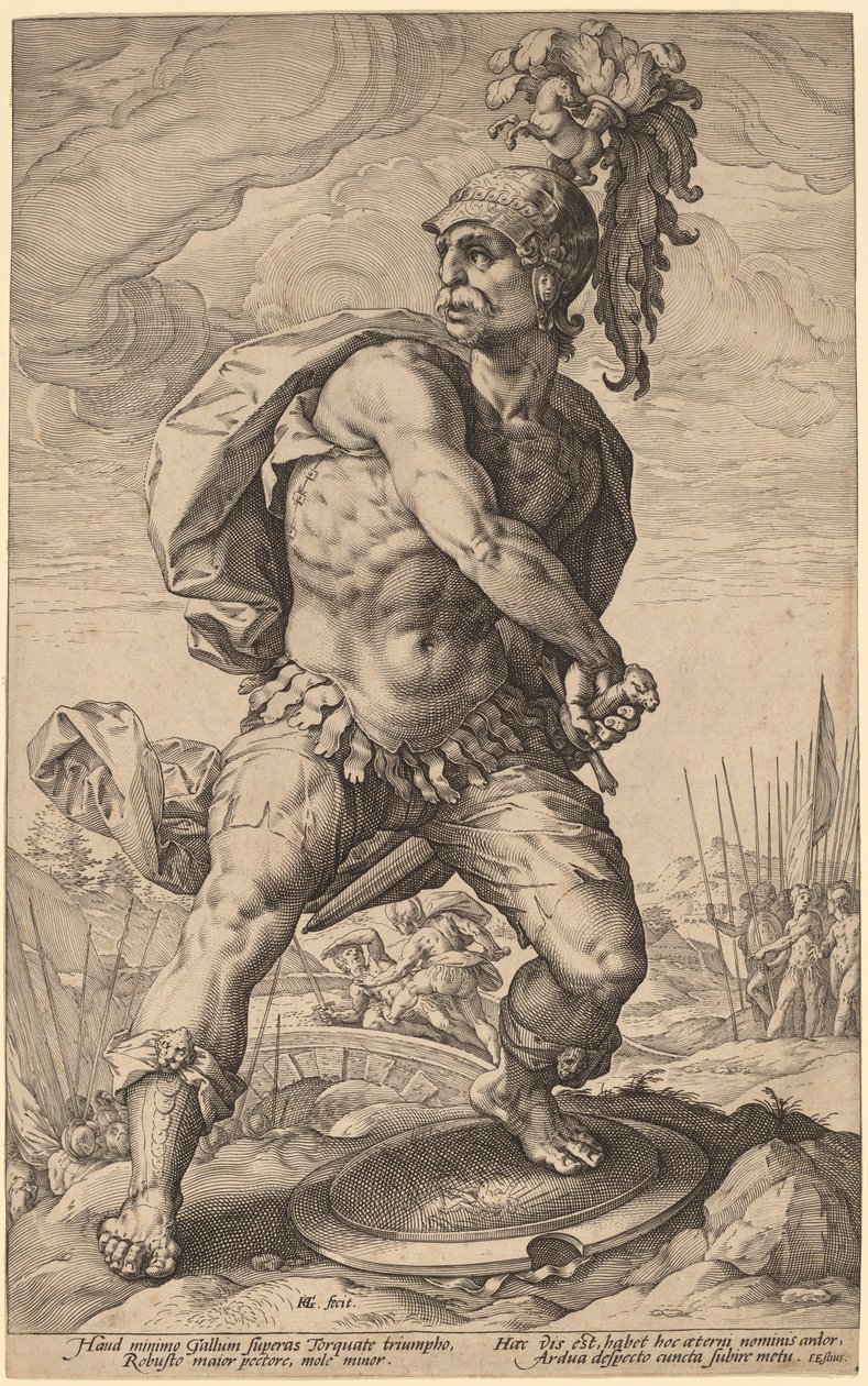 Titus Manlius Torquatus tekijältä Hendrik Goltzius