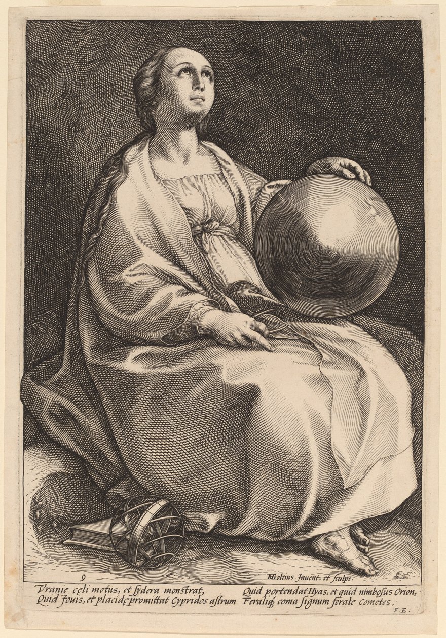 Urania tekijältä Hendrik Goltzius
