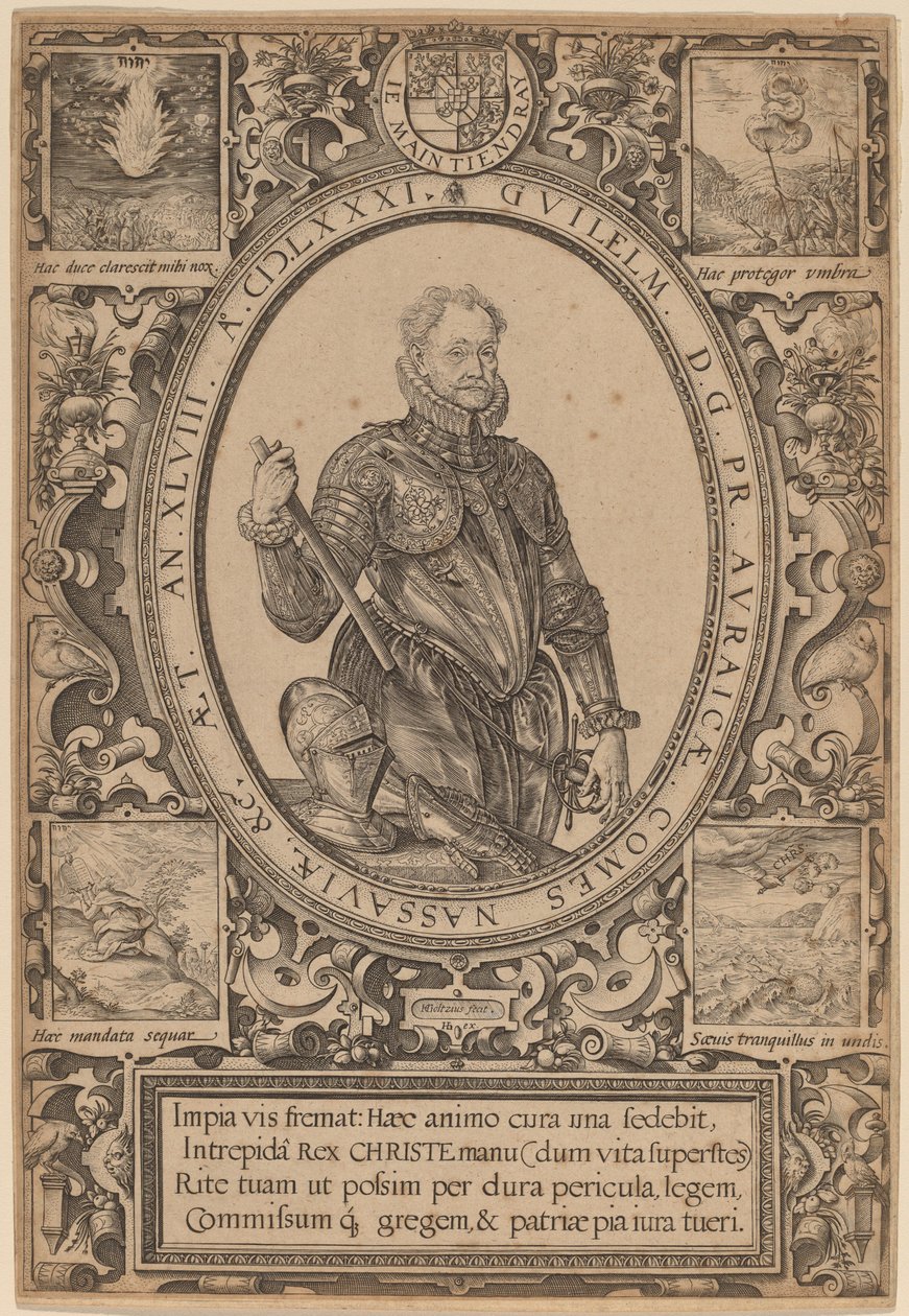 William, Nassaun kreivi, Orangen prinssi tekijältä Hendrik Goltzius