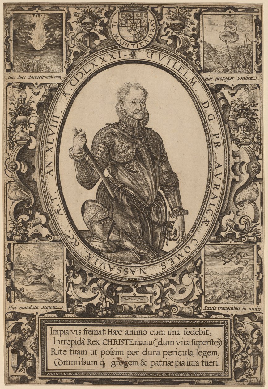William, Nassaun kreivi, Orangen prinssi tekijältä Hendrik Goltzius