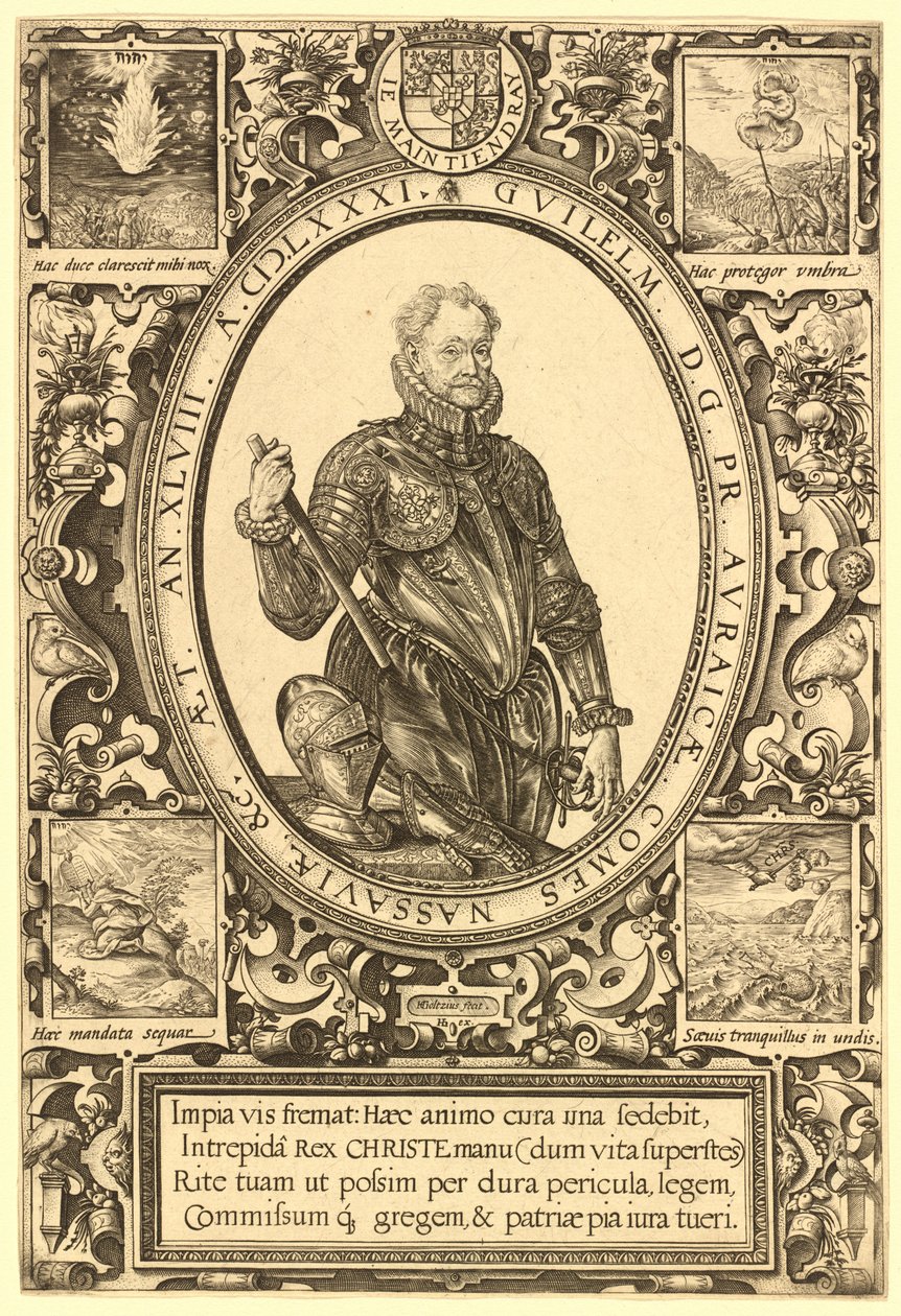 William, Nassaun kreivi, Orangen prinssi tekijältä Hendrik Goltzius