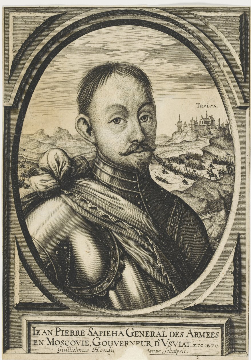 Jan Piotr Sapieha 1569-1611, noin 1630. tekijältä Hendrik Hondius the Elder