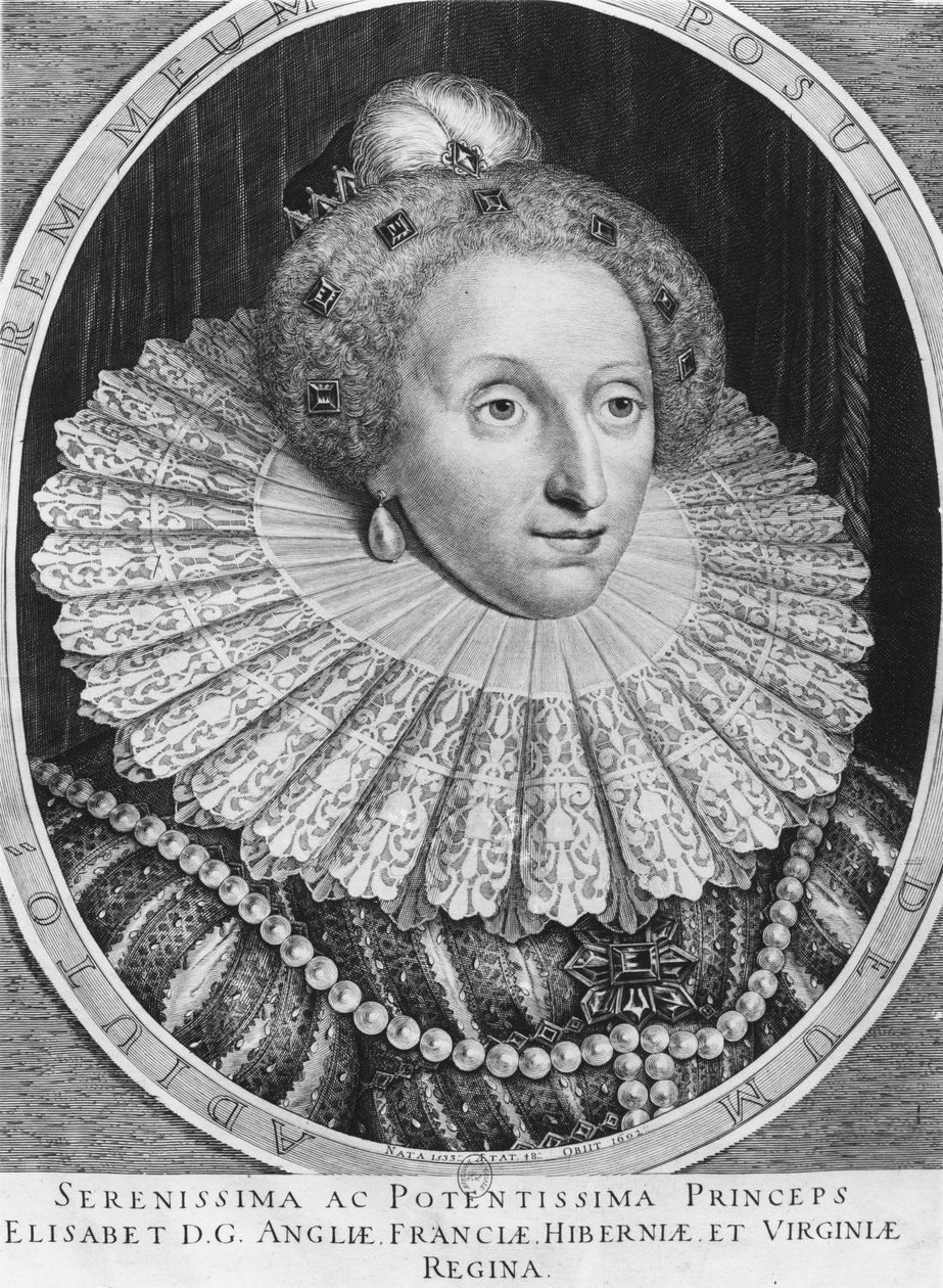 Elisabet I, Englannin kuningatar tekijältä Hendrik I Hondius