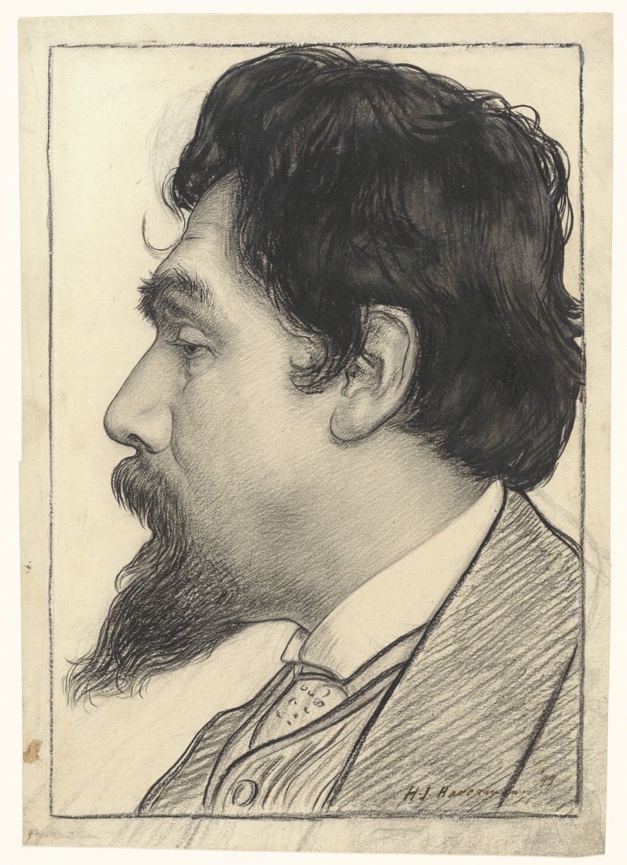 Jan Tooropin muotokuva tekijältä Hendrik Johannes Haverman
