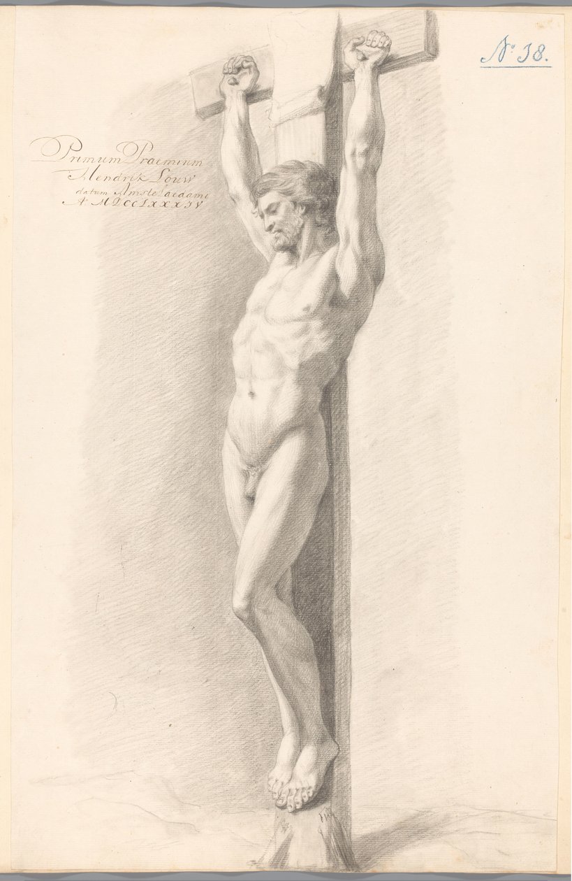 Kristus ristillä (1. palkinto 1784) tekijältä Hendrik Louw