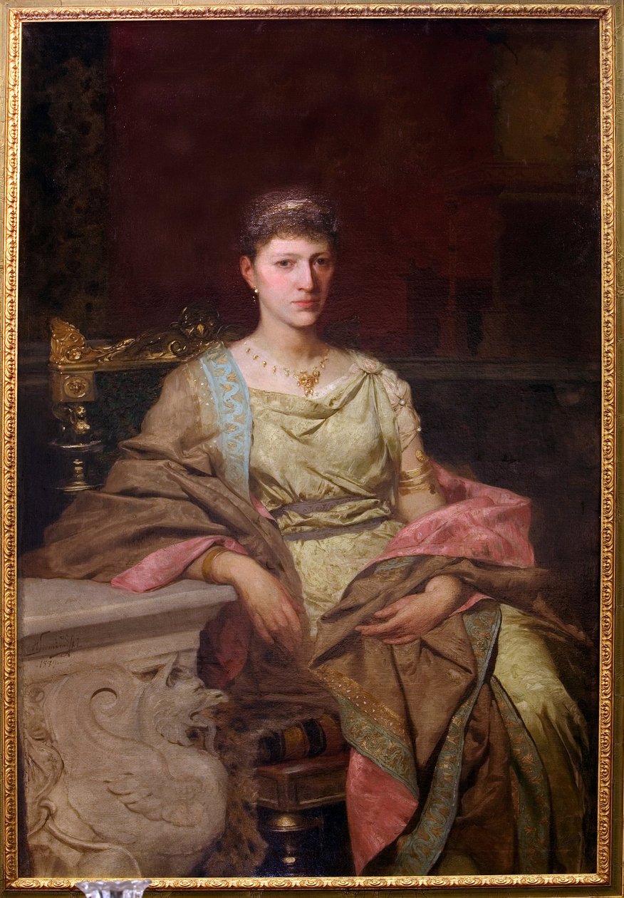 Tyszkiewiczin muotokuva (?). Peinture de Henryk Siemiradzki (1843-1902), huile sur toile tekijältä Henryk Siemiradzki