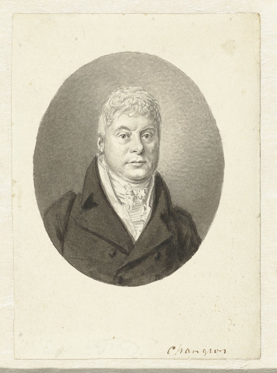 Portret van F.D. Changuion tekijältä Hendrik Willem Caspari