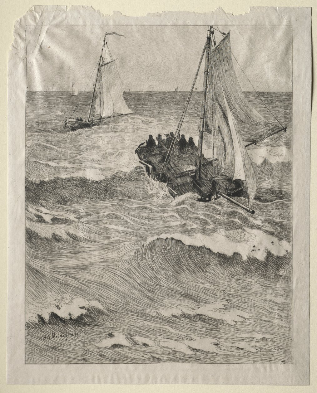 Merimaisema tekijältä Hendrik Willem Mesdag