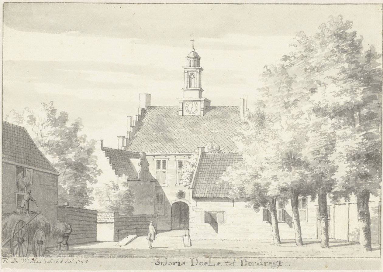 St. Jorisdoelen Dordrechtissa tekijältä Hendrik de Winter