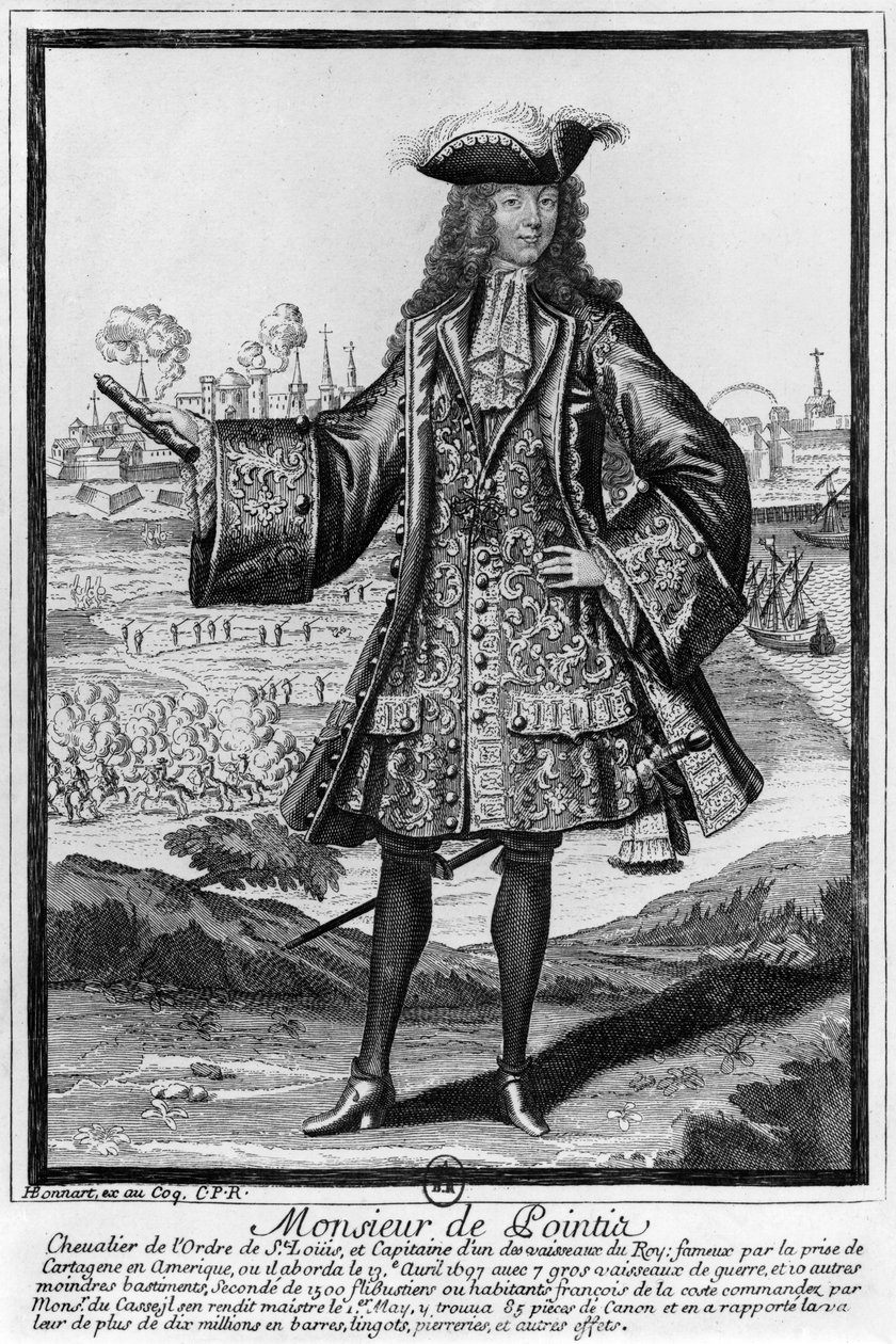 Jean Bernard Desjean (1645-1711) Baron de Pointis tekijältä Henri Bonnart
