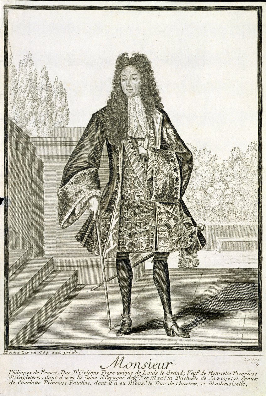 "Monsieur", muuten Ranskan Philip Duc d