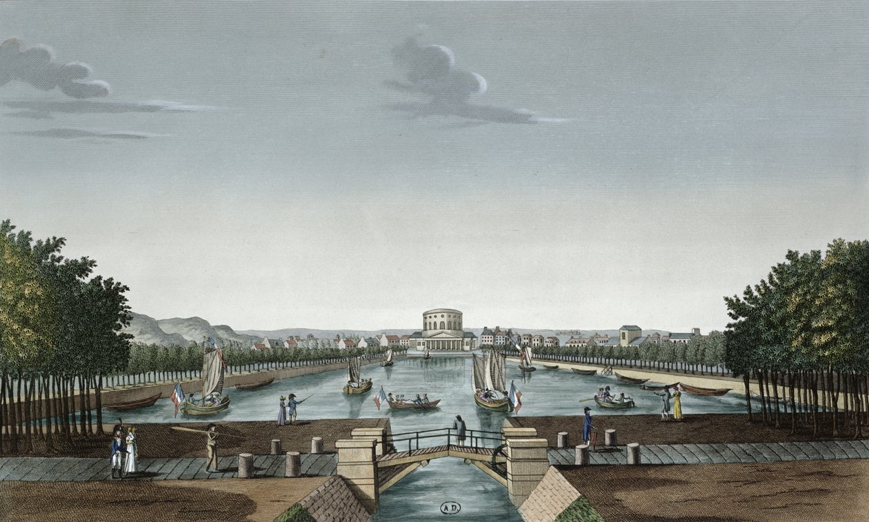 Näkymä Bassin du Canal de l