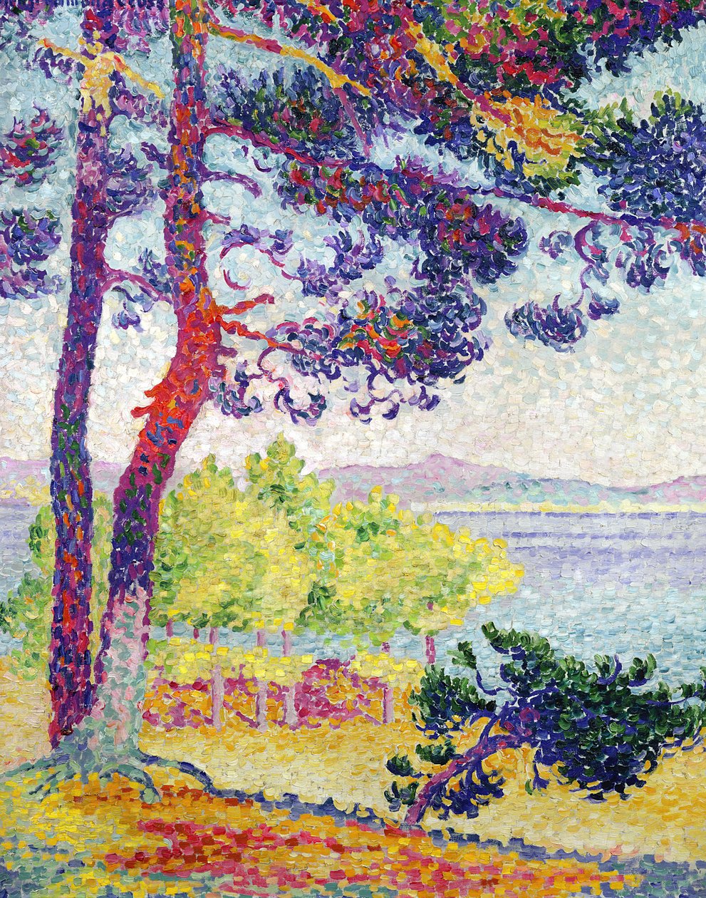 Iltapäivä Pardigonissa, Varissa, 1907 tekijältä Henri Edmond Cross