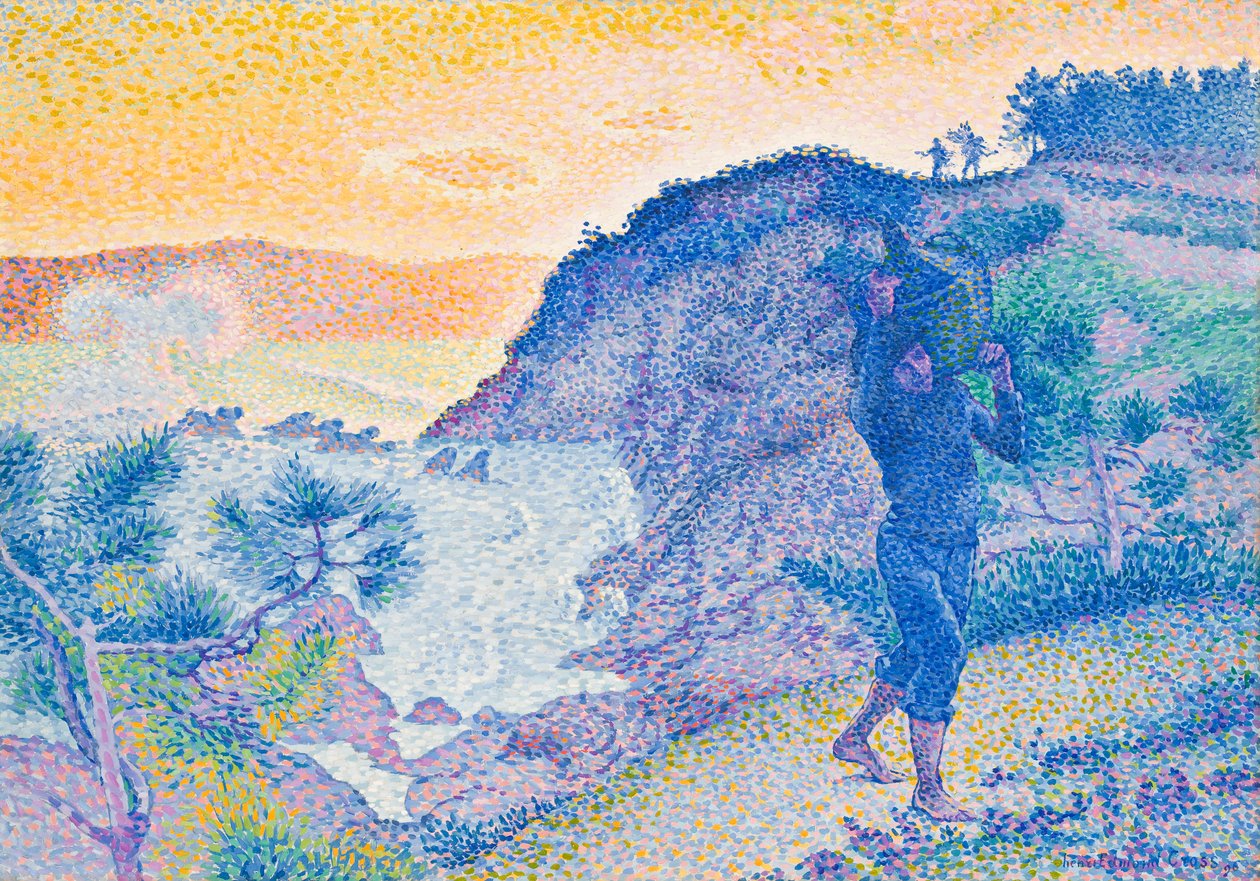 Kalastajan paluu, 1896 tekijältä Henri Edmond Cross