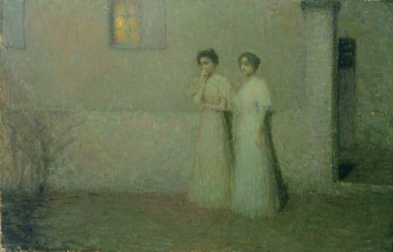 Lempeä yö, 1897 tekijältä Henri Eugene Augustin Le Sidaner