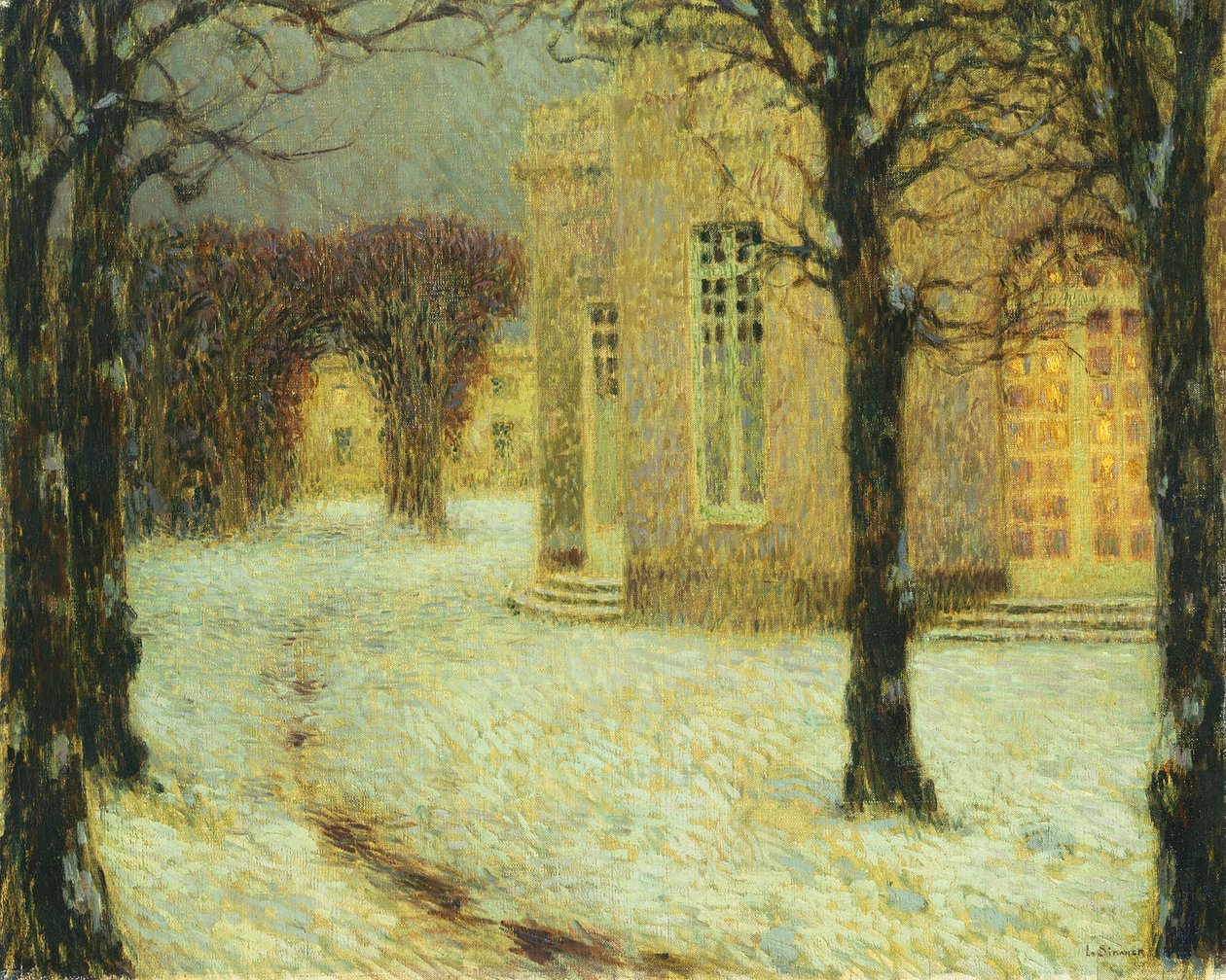 Versaillesin paviljonki, 1912 tekijältä Henri Eugene Augustin Le Sidaner