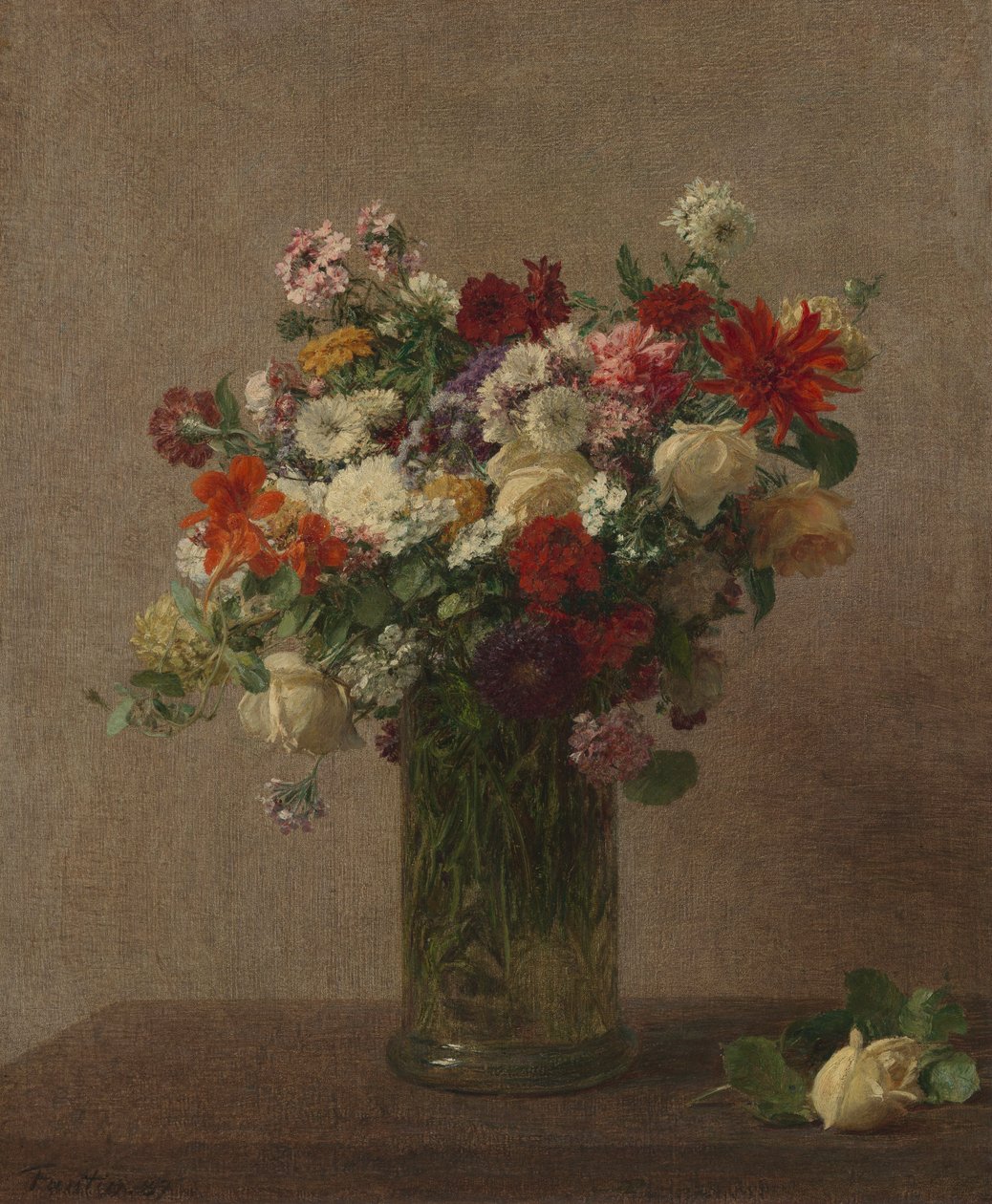 Kukkia Normandiasta tekijältä Ignace Henri Jean Fantin Latour