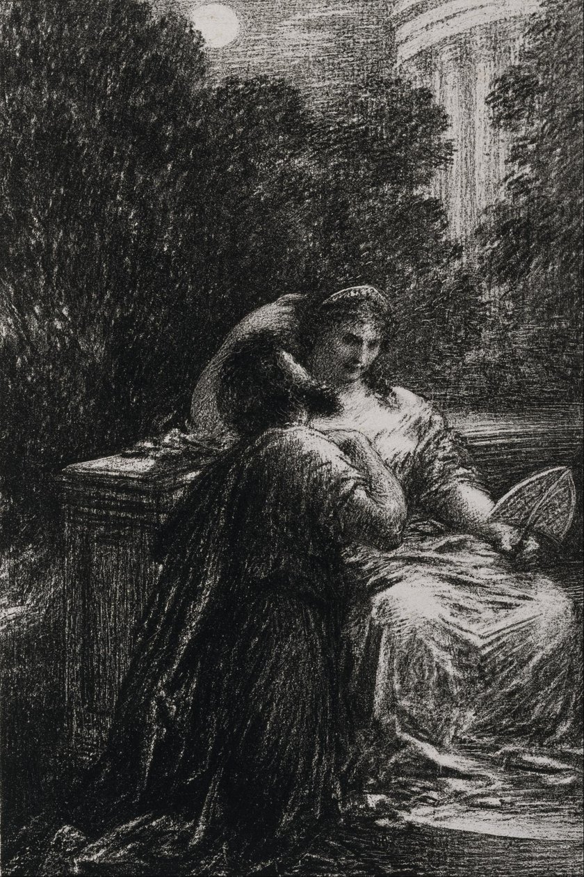 Troijalaiset Carthagessa, laki III tekijältä Ignace Henri Jean Fantin Latour