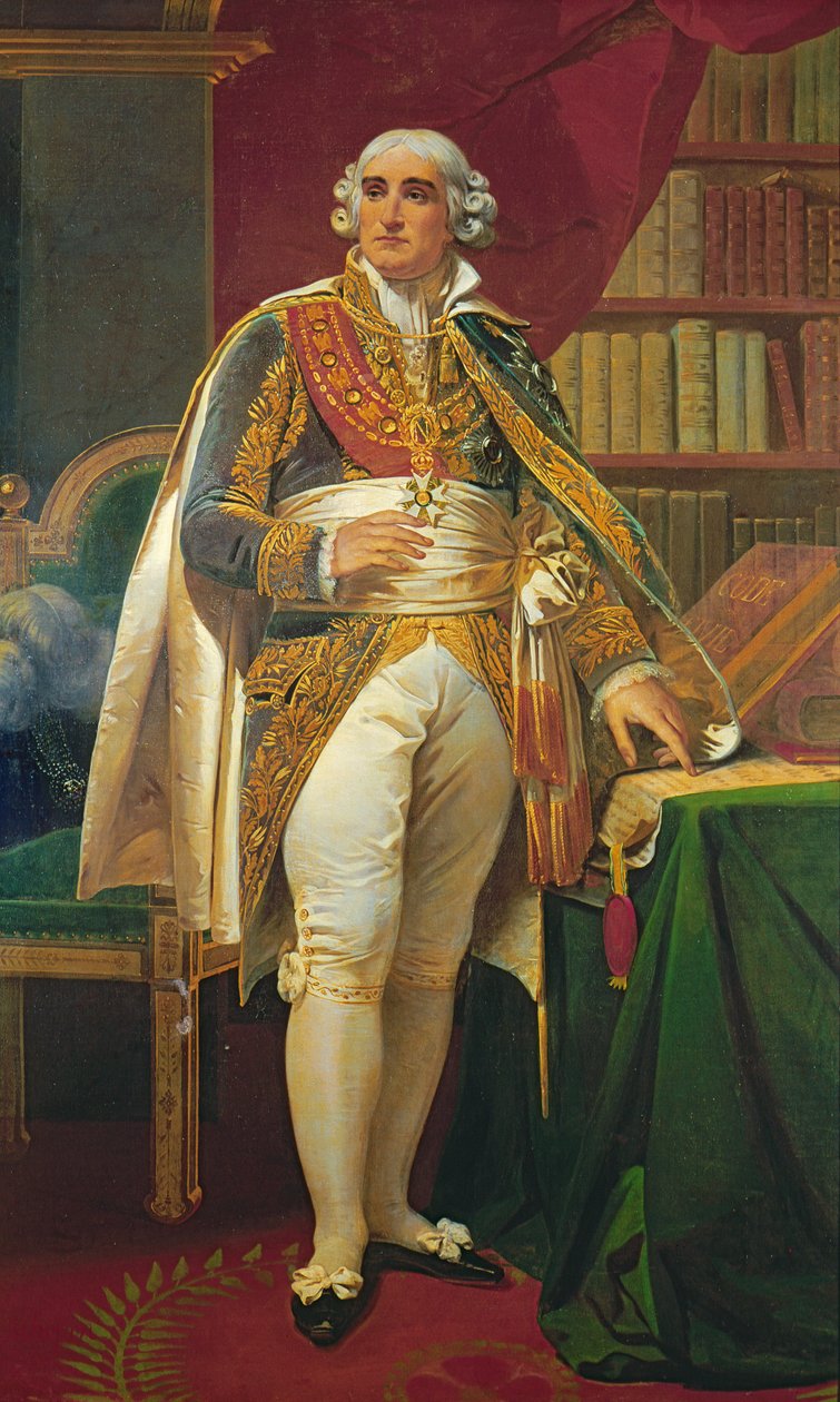 Jean-Jacques-Regis de Cambaceresin (1753-1824) muotokuva tekijältä Henri Frederic Schopin