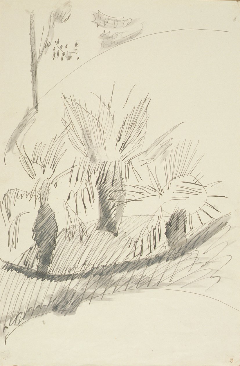 Kew Gardensissa, 1913 tekijältä Henri Gaudier Brzeska