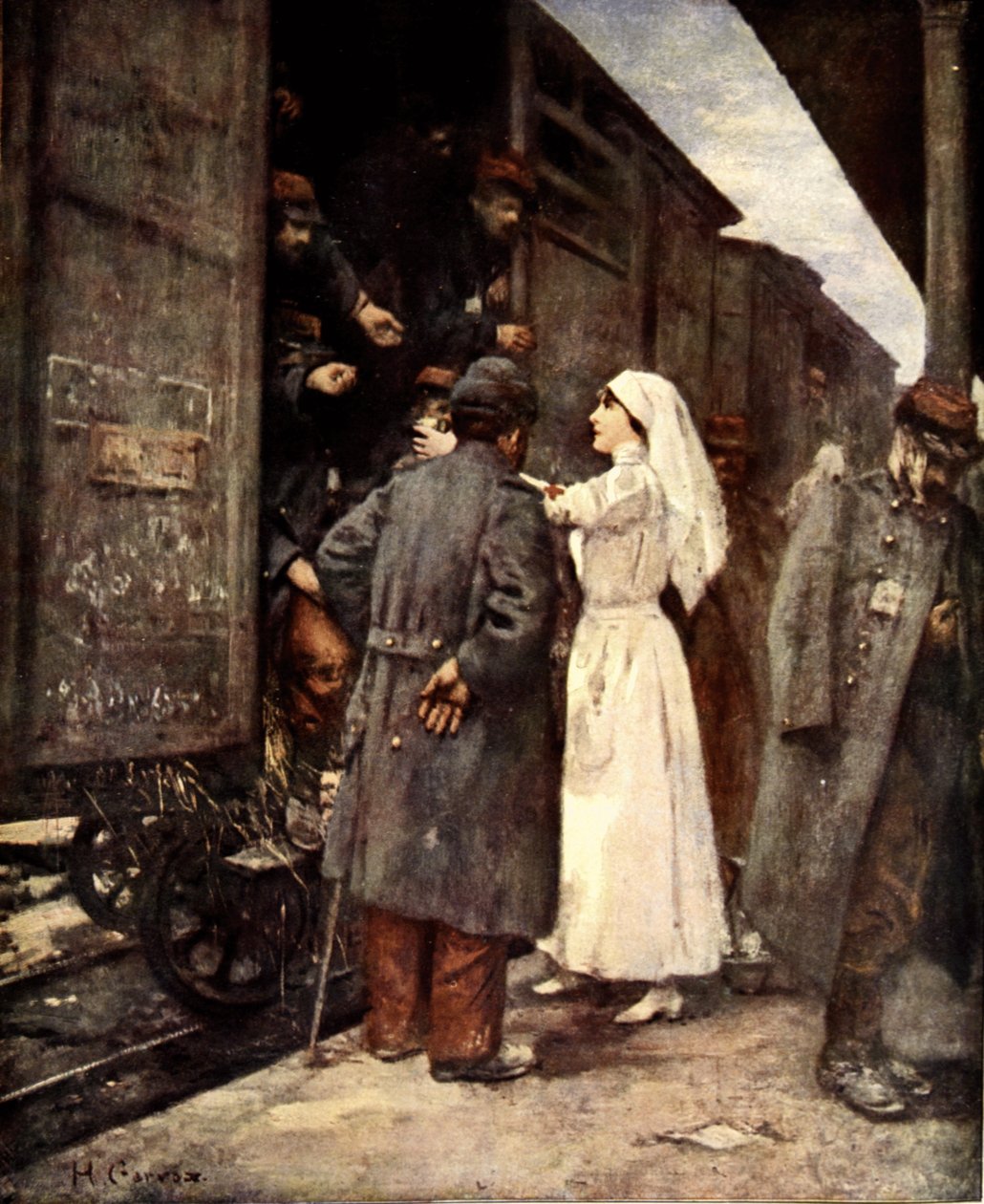 Haavoittuneiden juna, 1915 tekijältä Henri Gervex