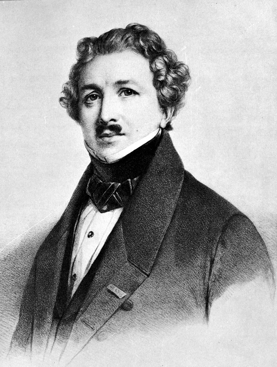 Louis Jacques Mande Daguerre (1787-1851) tekijältä Henri Grevedon