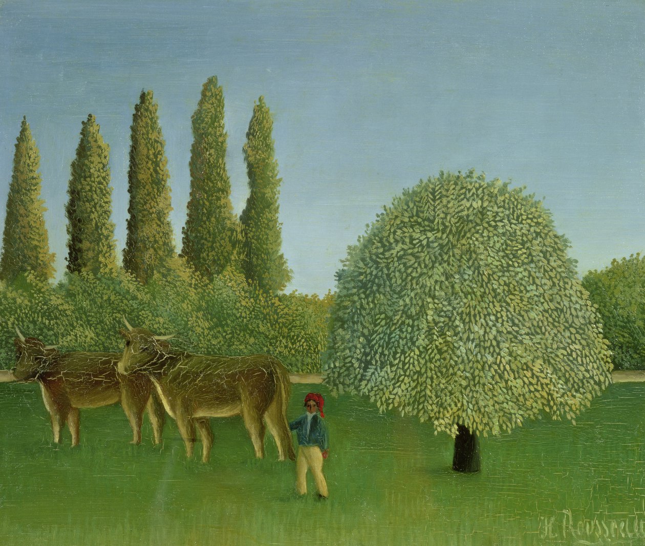 Kentällä, 1910 tekijältä Henri Rousseau