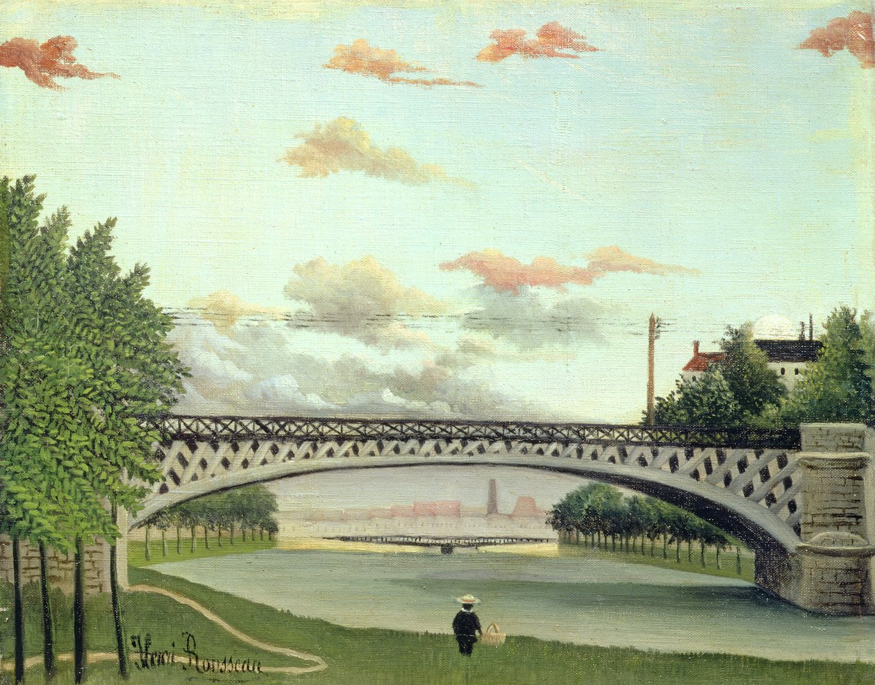 Silta Charentonissa, Ranskassa tekijältä Henri Rousseau
