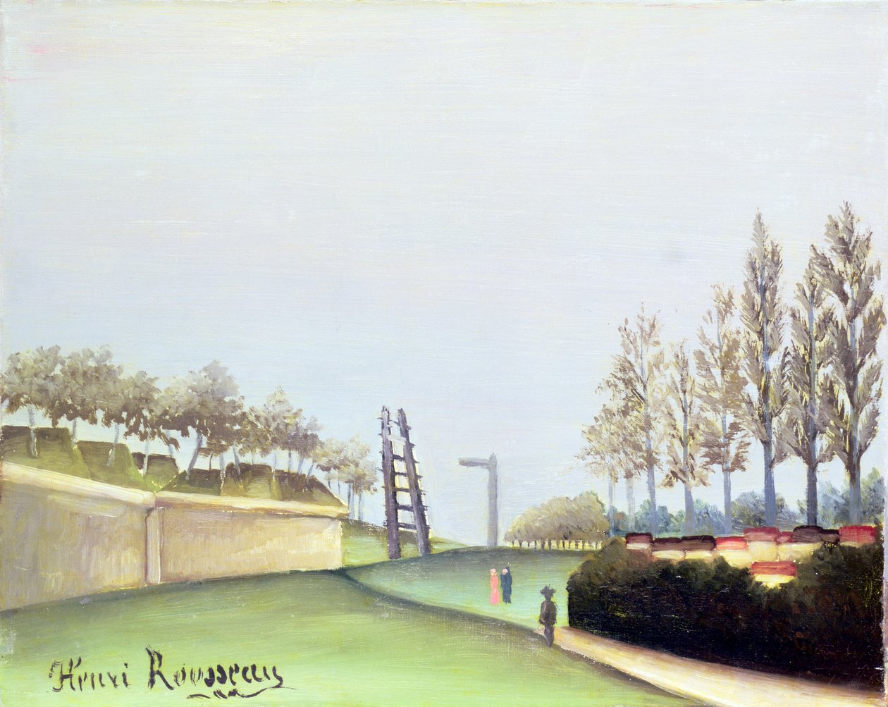 Näkymä Porte de Vanvesista, Pariisi, 1909 tekijältä Henri Rousseau
