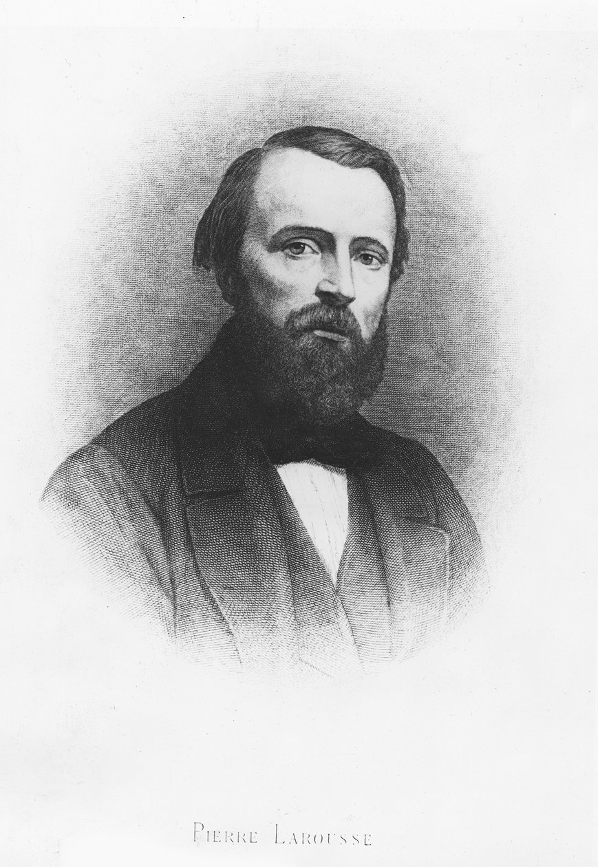 Pierre Laroussen muotokuva tekijältä Henri Joseph Dubouchet