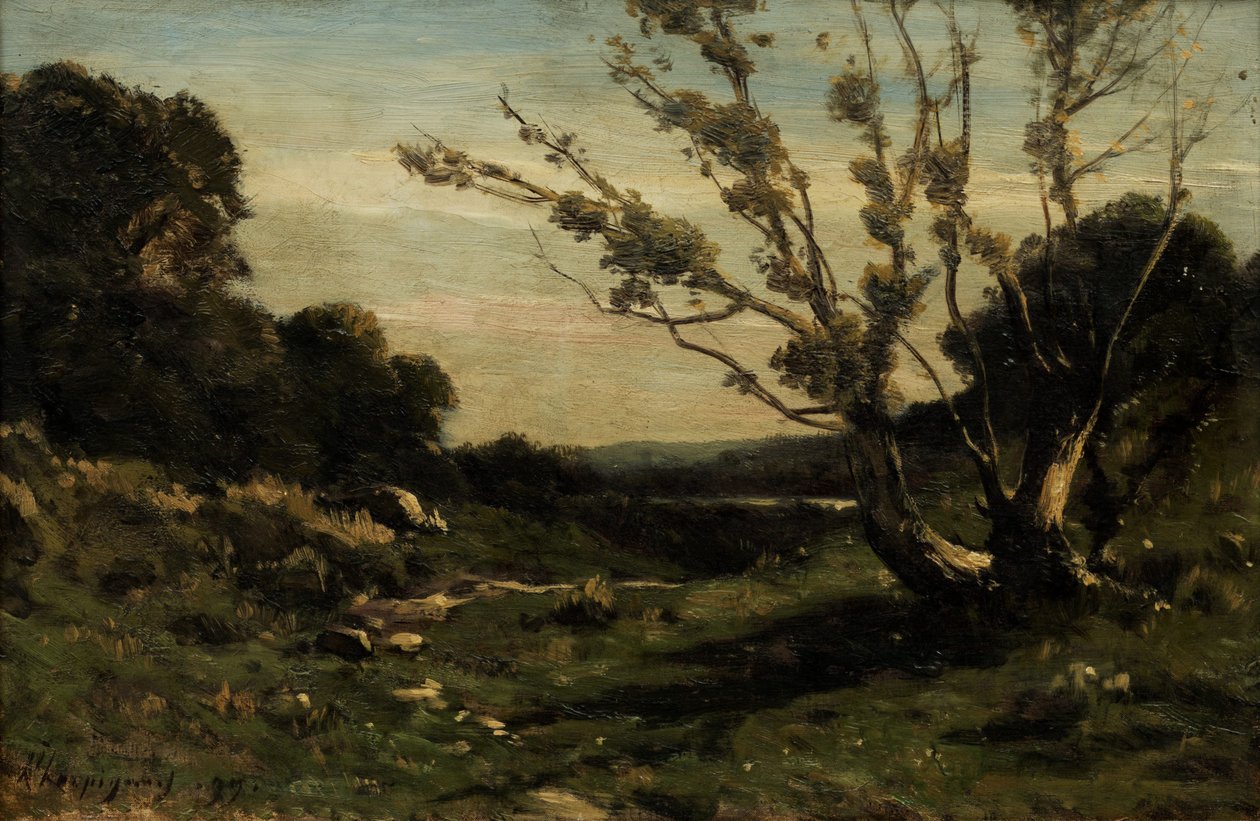 Huomenta Nievressä tekijältä Henri Joseph Harpignies