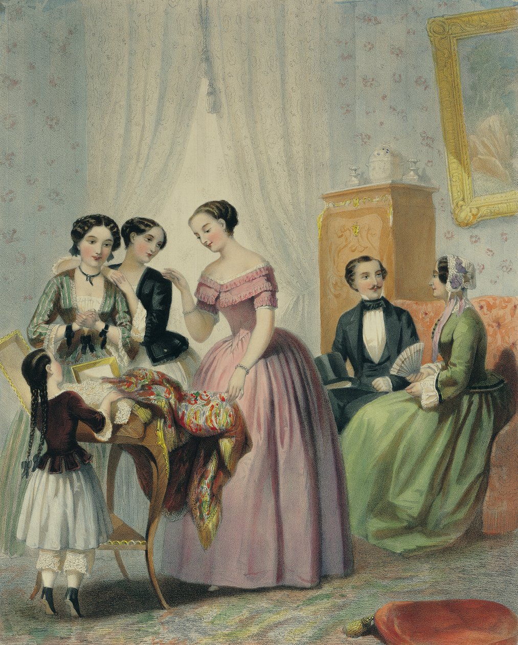 Häälahjat, kaiverrus Bettanier, 1852-53 tekijältä Henri Lafon