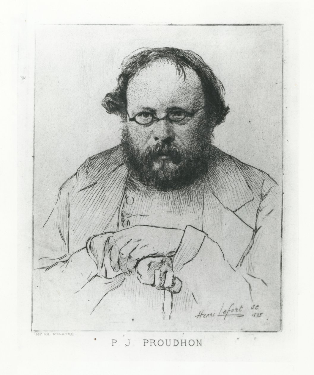 Pierre-Joseph Proudhon, 1895 tekijältä Henri Lefort